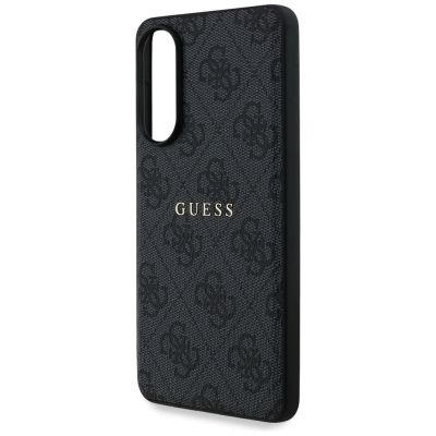 6. Guess 4G Ring Classic Logo MagSafe Case for Samsung Galaxy S25 Edge - Black
