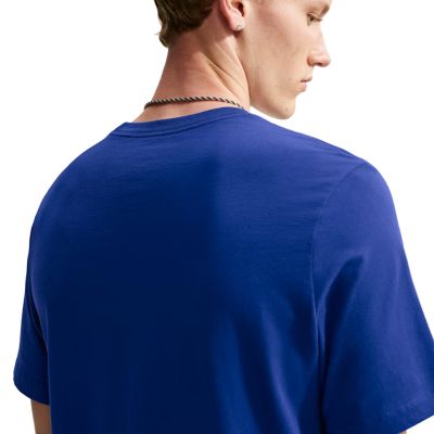 5. Nike FC Barcelona Swoosh Men's T-Shirt Blue IQ5042 455