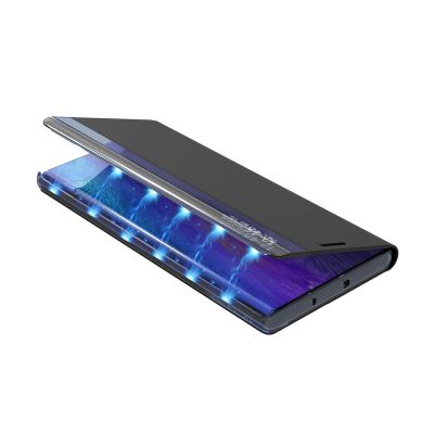 4. New Sleep View Case with flap and stand for Samsung Galaxy A35 - black