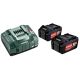 METABO 18V 5.2Ah battery x2 + charger