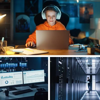 2. QOLTEC UPS ON-LINE | PURE SINE WAVE | 6KVA | 4.8KW | LCD | USB