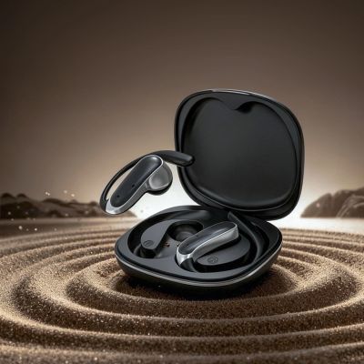 2. Dudao U17Z Bluetooth 5.3 OWS Headphones with Ear Hooks - Black