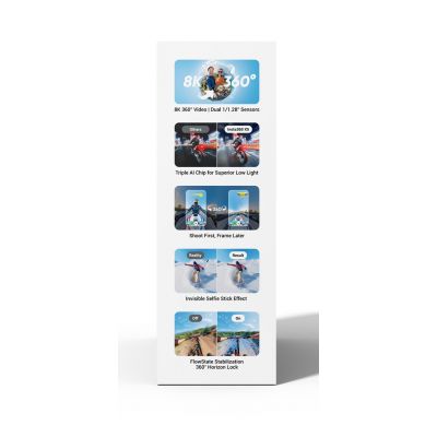 4. Insta360 X5 Standard Bundle Camera