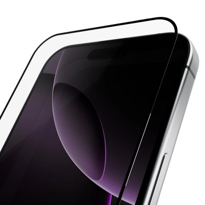 5. Puro Frame Tempered Glass with frame for iPhone 16 Pro