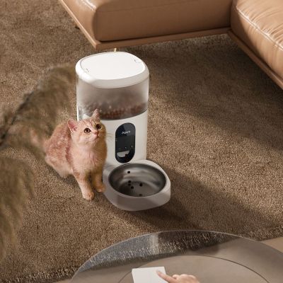 7. Aqara PETC1-M01 Smart Pet Feeder C1 - intelligent food feeder for dogs or cats, automatic feeder, white