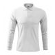 5. Malfini Single J. LS M MLI-21100 white polo shirt
