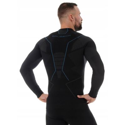 2. Brubeck Thermo Men's Thermal Underwear T-Shirt Black - LS13040A