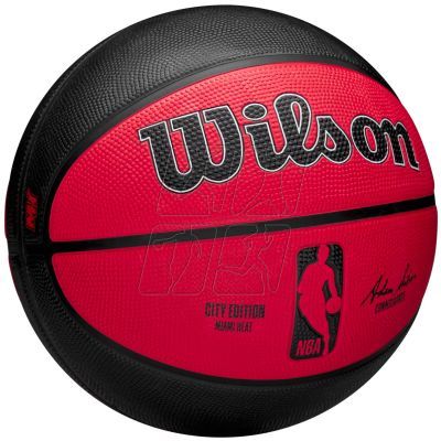 2. Wilson NBA Team City Edition Miami Heat WZ4024216XB basketball