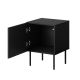 2. Nightstand 2 pcs. PALAZZO 44.5x40x59 black + craft oak