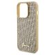 6. Guess Disco Metal Script case for iPhone 14 Pro - gold
