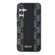 9. DKNY Leather Checkered Mono Pattern MagSafe case for Samsung Galaxy S24 - black
