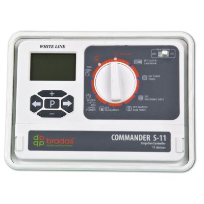 Electronic irrigation controller 11 stations /WHITE LINE