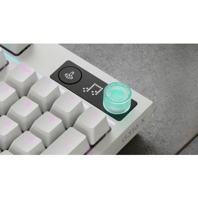 5. Logitech G G316 X 98 Gaming Keyboard USB QWERTY English White