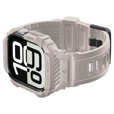 10. Spigen Rugged Armor Pro Strap for Apple Watch 42mm - Beige
