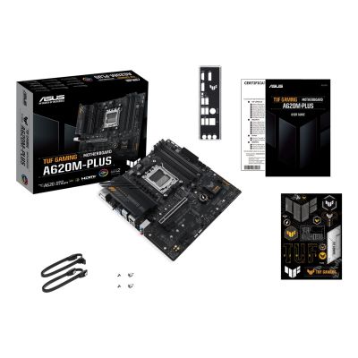 17. ASUS TUF GAMING A620M-PLUS AMD A620 Socket AM5 micro ATX