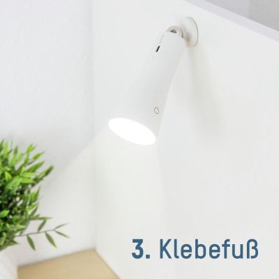 10. Ansmann 1600-0526 Table Lamp SMD LED Module 2 W SMD LED Silver, White