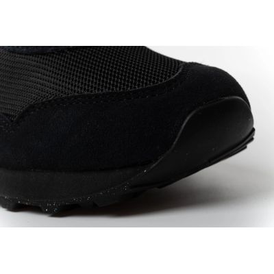 10. New Balance men's 515 black suede leather sneakers