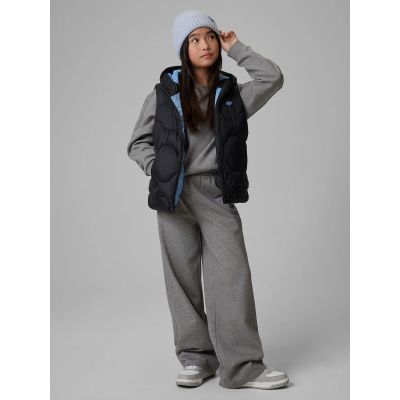 3. Girls' hooded vest 4F 4FJRSS26TVJAF355-20S