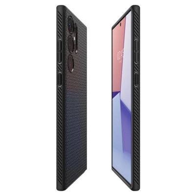 9. Spigen Liquid Air Case for Samsung Galaxy S23 Ultra - Matte Black