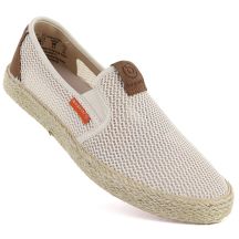 Men's slip-on espadrilles beige Bugatti TT15305