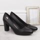 8. Sergio Leone W SK193A black block heel pumps 