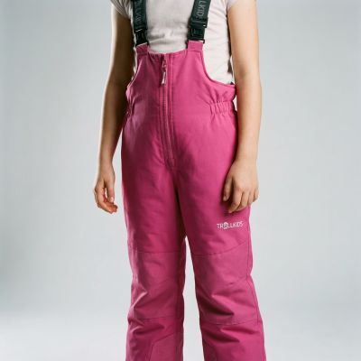 3. Trollkids Kids Nordkapp Pants children's winter sports ski pants pink (902-240)