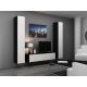 3. TV cabinet VIGO '140' 30/140/40 black/white gloss