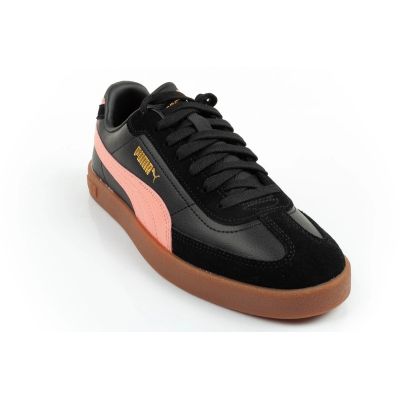 3. Puma women's sports shoes CLub II Era sneakers black fashionable leather