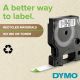 12. Dymo D1 tape - 12mm x 7m black/white