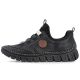 3. Rieker 57550-00 comfortable slip-on women's shoes in black