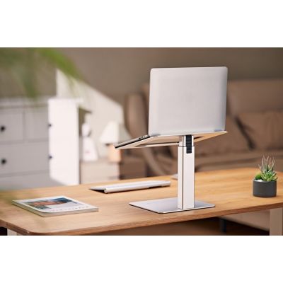 25. GEMBIRD NOTEBOOK STAND WITH HEIGHT ADJUSTMENT 15.6, SILVER