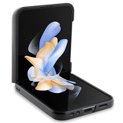 4. BMW Leather Carbon case for Samsung Galaxy Z Flip 5 - black