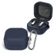 3. Tech-Protect Silicone Hook Case for Samsung Galaxy Buds 4 / 4 Pro - Navy Blue