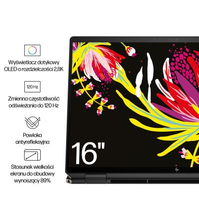 21. HP Specter x360 16-aa0233nw Ultra 7 155H 16" 2.8K Touch OLED 120Hz AG 16GB DDR5 6400 SSD1TB RTX 4050_6GB Cam 9MP 83Wh W11Pro 2Y