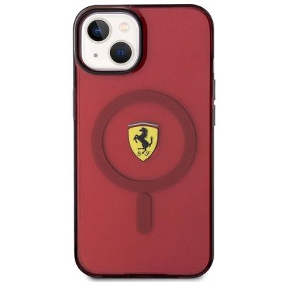 3. Ferrari FEHMP14SURKR iPhone 14 6.1" red/red hardcase Translucent Magsafe