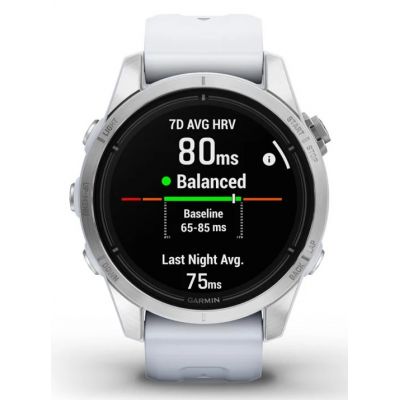 6. Garmin Epix PRO (Gen 2) 42mm SS Whitestone Watch