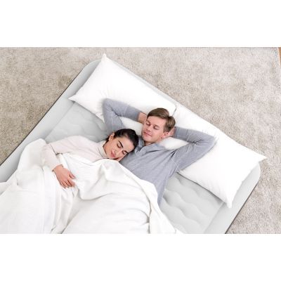 7. Bestway 69050 / 23 Air Mattress Double Mattress Gray, White Unisex