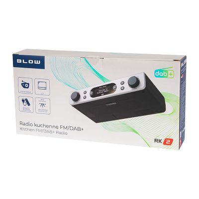 5. BLOW KITCHEN RADIO FM/DAB+ RK2 SILVER