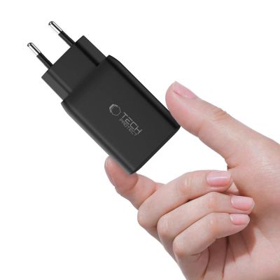 5. Tech-Protect NC45W-GAN 2-PORT PD45W wall charger - black