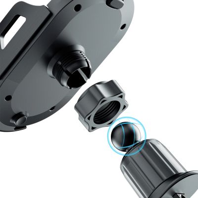 5. Dudao F2+ smartphone holder for the air vent with clamp - black