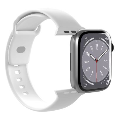 3. Puro Icon Silicone Strap for Apple Watch 38 / 40 / 41 mm - White (2 pcs.)