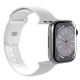 3. Puro Icon Silicone Strap for Apple Watch 38 / 40 / 41 mm - White (2 pcs.)