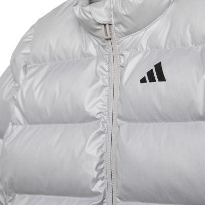 8. Adidas Synthetic Down Glam Silver Kids Jacket JM8870