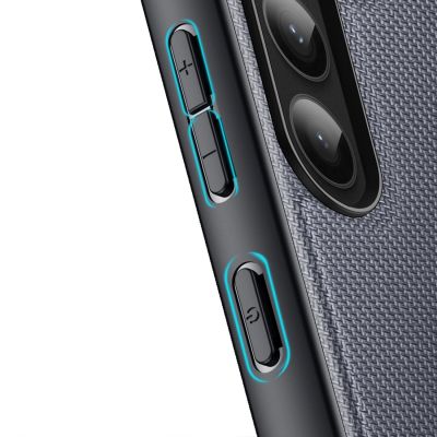9. Dux Ducis Fino case Samsung Galaxy S23+ cover with silicone frame gray