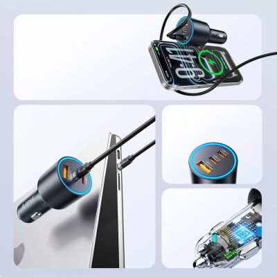 4. ORICO HyperDrive 165W 1A2C Triple PD Car Charger