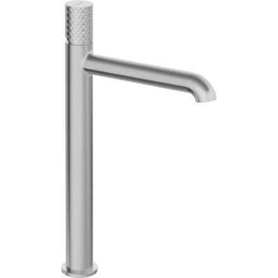 Deante SILIA HEXA BHS_F20K tall washbasin tap, brushed steel