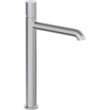 Deante SILIA HEXA BHS_F20K tall washbasin tap, brushed steel