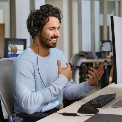 21. HP Poly Mission 425 Wired USB Stereo Headset (Multi-Pack)