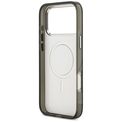 7. Karl Lagerfeld IML Aquarelle Karl & Logo MagSafe Case for iPhone 17 Pro Max - Black