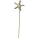 4. DECORATIVE LADYBUG ON A PEAK WITH A PINWHEEL, GREEN